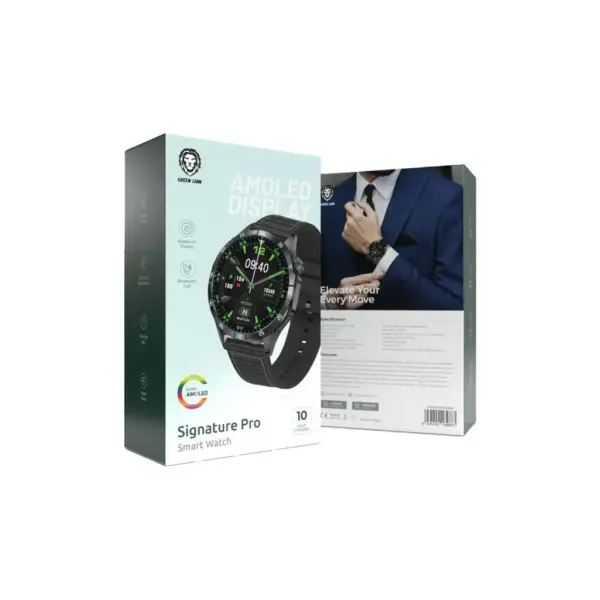 GREEN LION SIGNATURE PRO SMART WATCH | BLACK